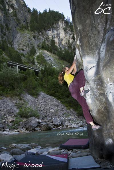 Jeannine in "Slip Slap Slop"